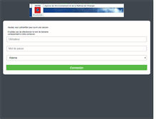 Tablet Screenshot of portail.ademe.fr