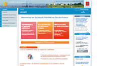Desktop Screenshot of ile-de-france.ademe.fr