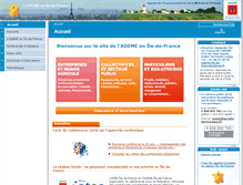 Tablet Screenshot of ile-de-france.ademe.fr